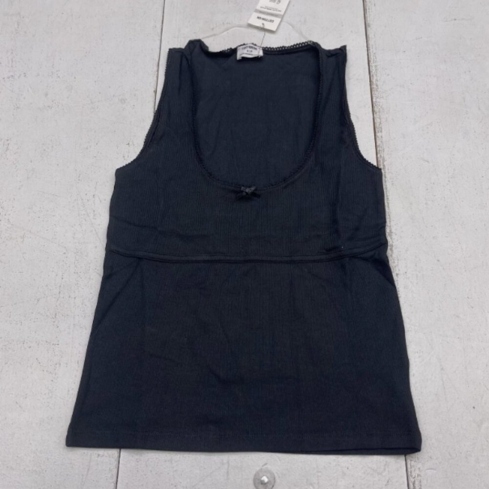Cotton On Lou Picot Trim Tank – Ribbed Knit – Women’s Size XXS